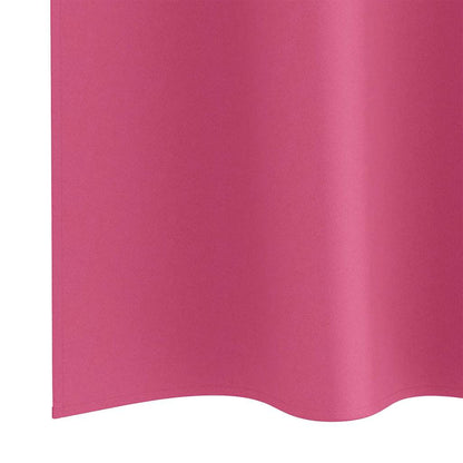 Blackout Curtains with Rings 2 pcs Bright Pink 175 x 140 cm