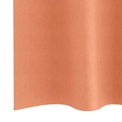 Blackout Curtains with Rings 2 pcs Terracotta 175 x 140 cm