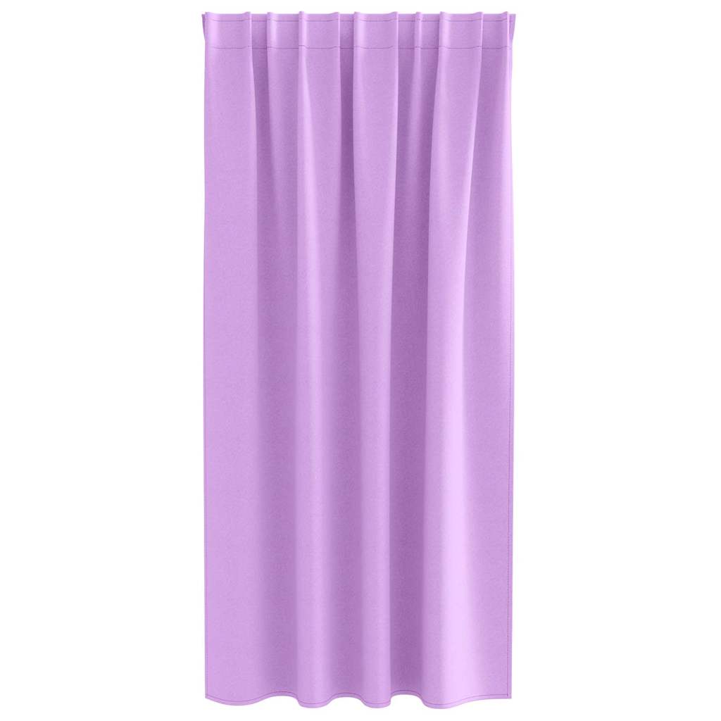 Blackout Curtains with Rings 2 pcs Purple 175 x 140 cm