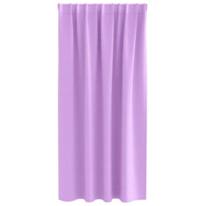 Blackout Curtains with Rings 2 pcs Purple 175 x 140 cm