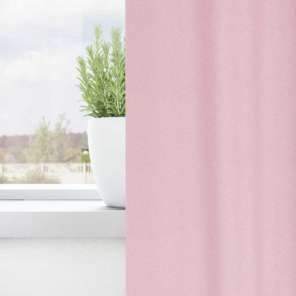 Blackout Curtains with Rings 2 pcs Baby Pink 175 x 140 cm