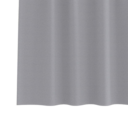 Blackout Curtains with Rings 2 pcs Light Grey 260 x 140 cm