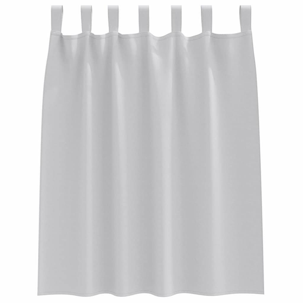 Blackout Curtains with Rings 2 pcs Light Grey 140 x 140 cm