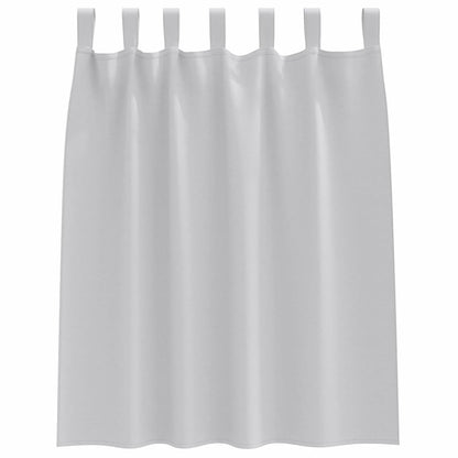 Blackout Curtains with Rings 2 pcs Light Grey 140 x 140 cm