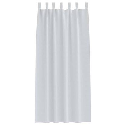 Blackout Curtains with Rings 2 pcs Pale Grey 260 x 140 cm