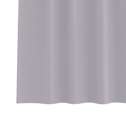 Blackout Curtains with Rings 2 pcs Metal Grey 140 x 140 cm