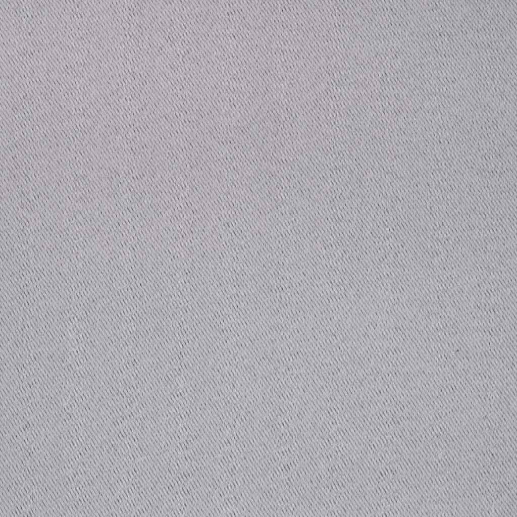 Blackout Curtains with Rings 2 pcs Metal Grey 140 x 140 cm