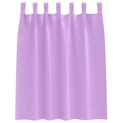 Blackout Curtains with Rings 2 pcs Purple 140 x 140 cm