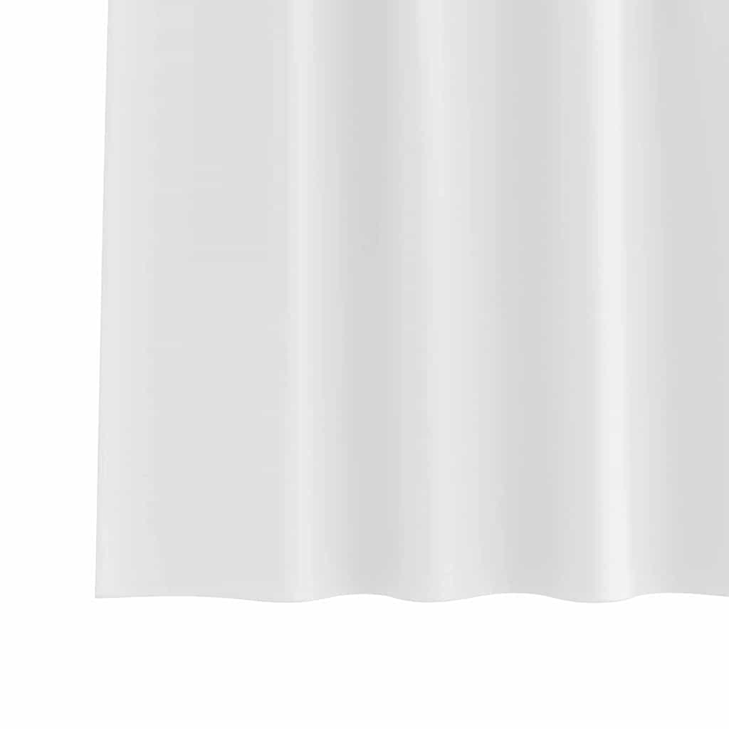 Blackout Curtains with Rings 2 pcs Pure White 245 x 140 cm