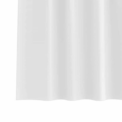 Blackout Curtains with Rings 2 pcs Pure White 260 x 140 cm