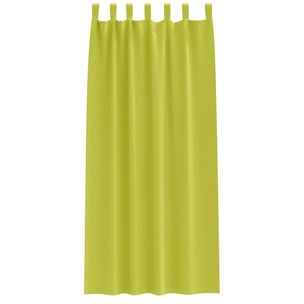 Blackout Curtains with Rings 2 pcs Green 225 x 140 cm Polyester