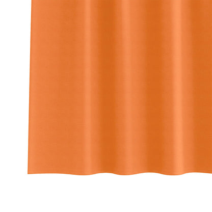Blackout Curtains with Rings 2 pcs Bright Orange 260 x 140 cm