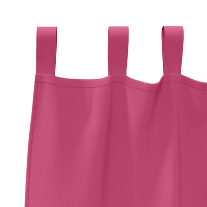 Blackout Curtains with Rings 2 pcs Bright Pink 175 x 140 cm