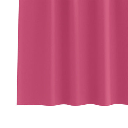 Blackout Curtains with Rings 2 pcs Bright Pink 175 x 140 cm