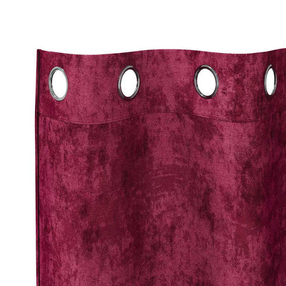 Velvet Curtains 2 pcs Wine Red 140 x 140 cm Velvet
