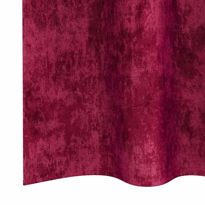 Velvet Curtains 2 pcs Wine Red 140 x 140 cm Velvet