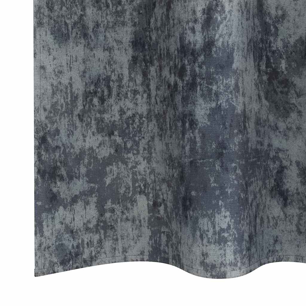 Velvet Curtains 2 pcs Silver Grey 140 x 140 cm Velvet