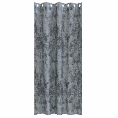 Velvet Curtains 2 pcs Silver Grey 260 x 140 cm Velvet