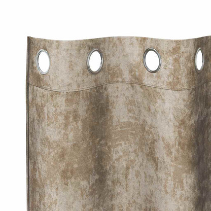 Velvet Curtains 2 pcs Champagne 245 x 140 cm Velvet