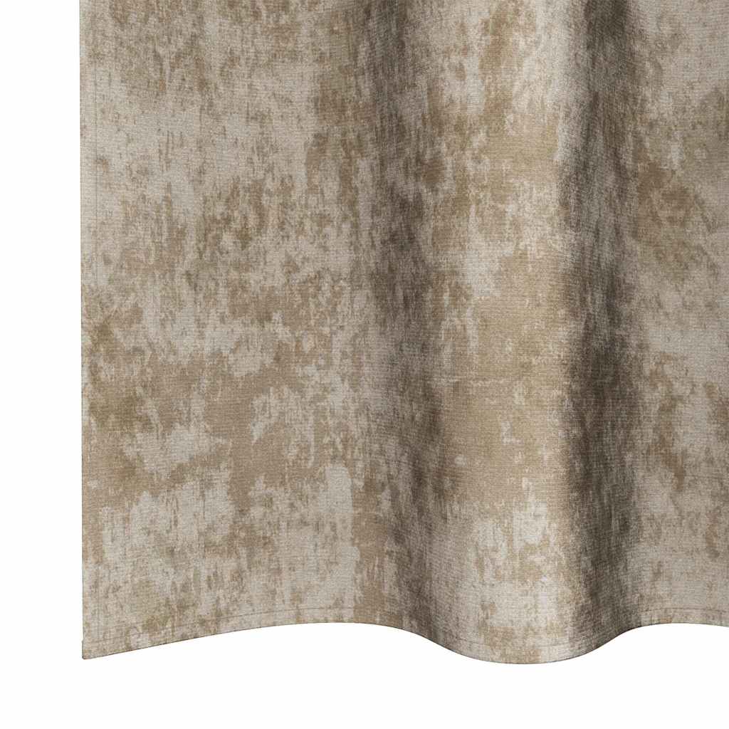 Velvet Curtains 2 pcs Champagne 245 x 140 cm Velvet