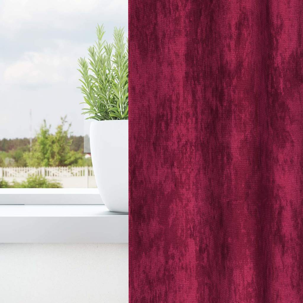 Velvet Curtains 2 pcs Wine Red 260 x 140 cm Velvet