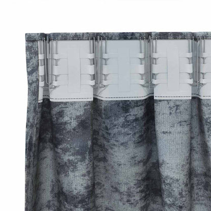 Velvet Curtains 2 pcs Silver Grey 140 x 140 cm Velvet