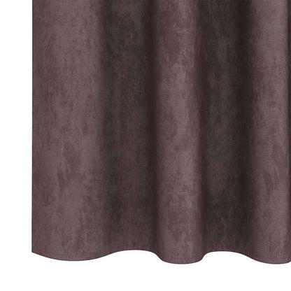 Velvet Curtains 2 pcs Brown 140 x 140 cm Velvet