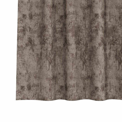Velvet Curtains 2 pcs Cappuccino 225 x 140 cm Velvet