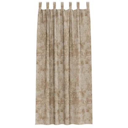 Velvet Curtains 2 pcs Champagne 225 x 140 cm Velvet