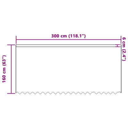 Lace Curtain with Curtains Floral White 160 x 300 cm Polyester