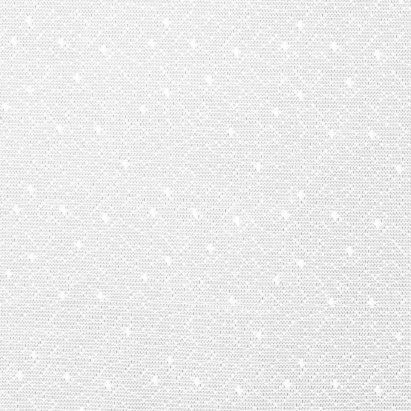 Lace Curtain with Curtains Floral White 245 x 750 cm Polyester