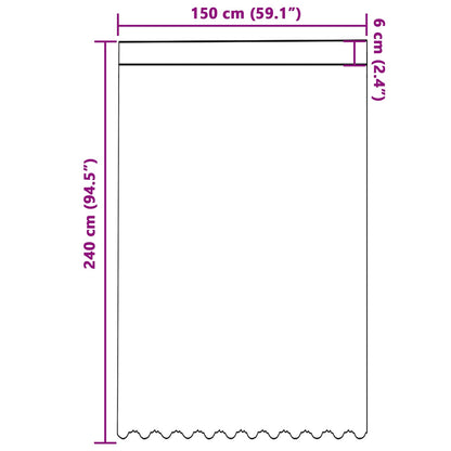 Lace Curtain with Curtains Floral White 240 x 150 cm Polyester