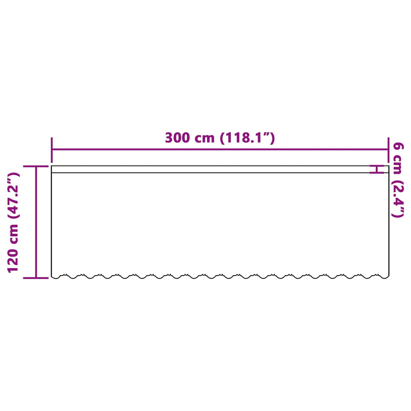 Lace Curtain with Curtains Floral White 120 x 300 cm Polyester