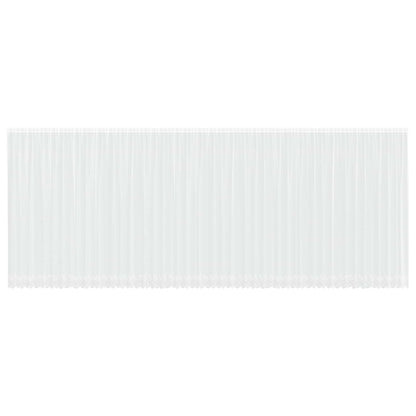Lace Curtain with Curtains Floral White 260 x 1200 cm Polyester