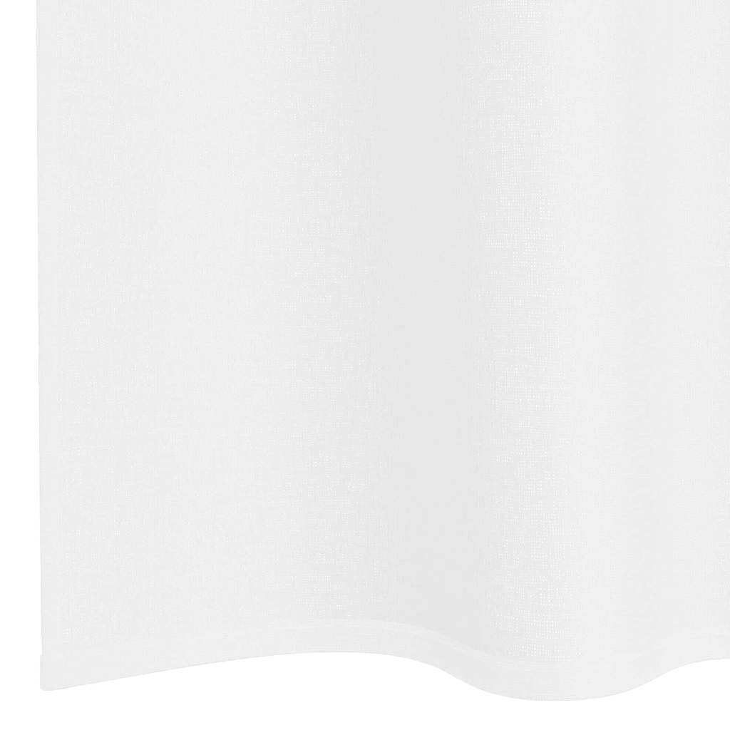 Voile Curtain with Curtains 2 pcs White 175 x 140 cm Polyester
