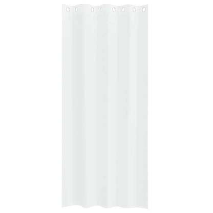 Voile Curtain with Curtains 2 pcs White 245 x 140 cm Polyester