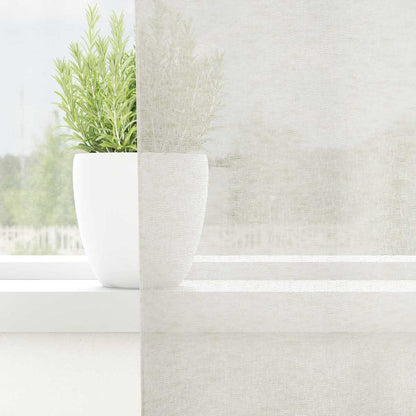 Voile Curtain with Curtains 2 pcs Cream 225 x 140 cm Polyester