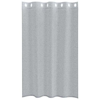 Voile Curtain 2 pcs Dark Grey 175 x 140 cm Polyester