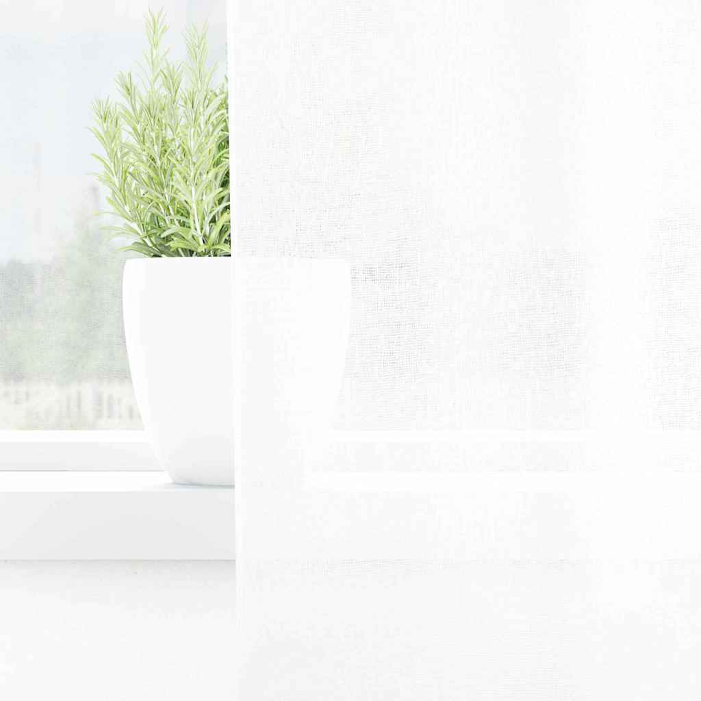 Voile Curtain with Curtains 2 pcs White 225 x 140 cm Polyester