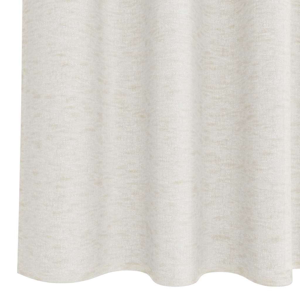 Voile Curtain with Curtains 2 pcs Cream 175 x 140 cm Polyester