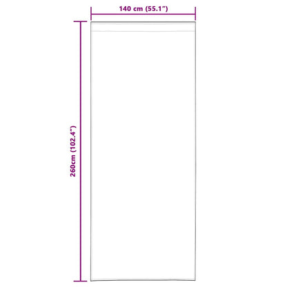 Voile Curtain 2 pcs Sand 260 x 140 cm Polyester