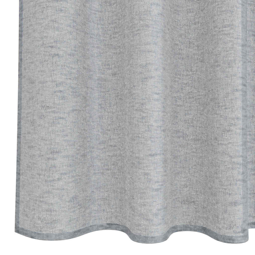 Voile Curtain 2 pcs Dark Grey 140 x 140 cm Polyester