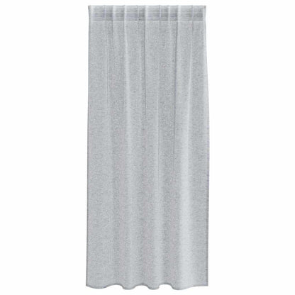 Voile Curtain 2 pcs Dark Grey 175 x 140 cm Polyester