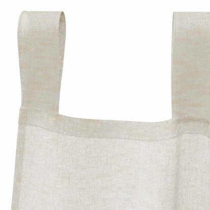 Voile Curtain with Curtains 2 pcs Cream 225 x 140 cm Polyester