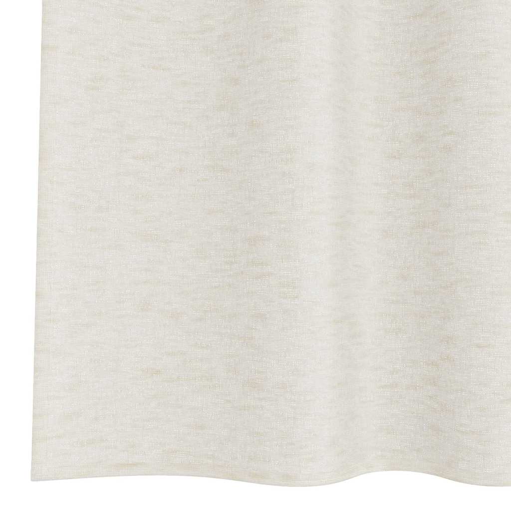 Voile Curtain with Curtains 2 pcs Cream 225 x 140 cm Polyester