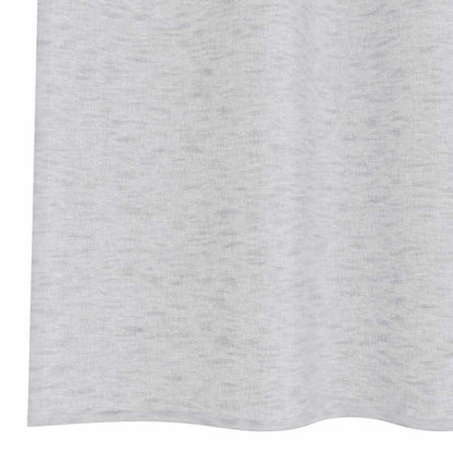 Voile Curtain 2 pcs Light Grey 245 x 140 cm Polyester