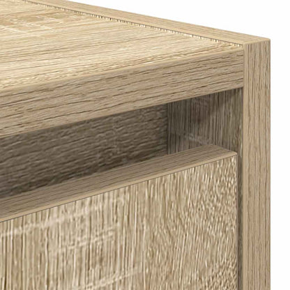 Wall-Mounted Bedside Cabinet Sonoma Oak 38x34x40 cm