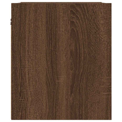 Wall-Mounted Bedside Cabinets 2 pcs Brown Oak 38x34x40 cm