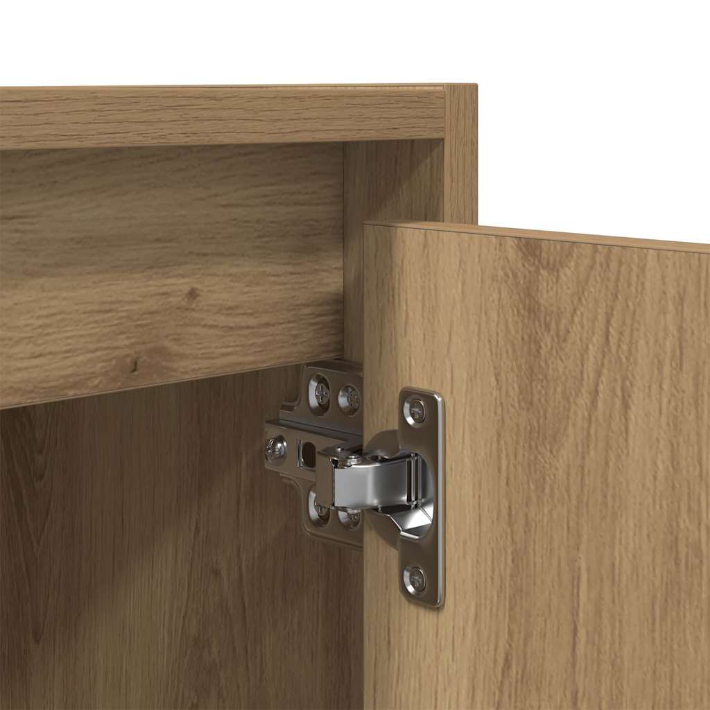 Wall-Mounted Bedside Cabinets 2 pcs Artisan Oak 38x34x40 cm