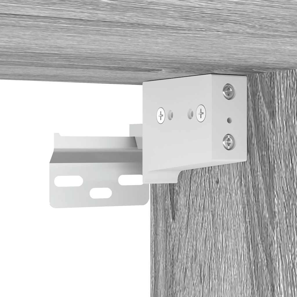 Wall-mounted Bedside Cabinets 2 pcs Grey Sonoma 38x34x40 cm